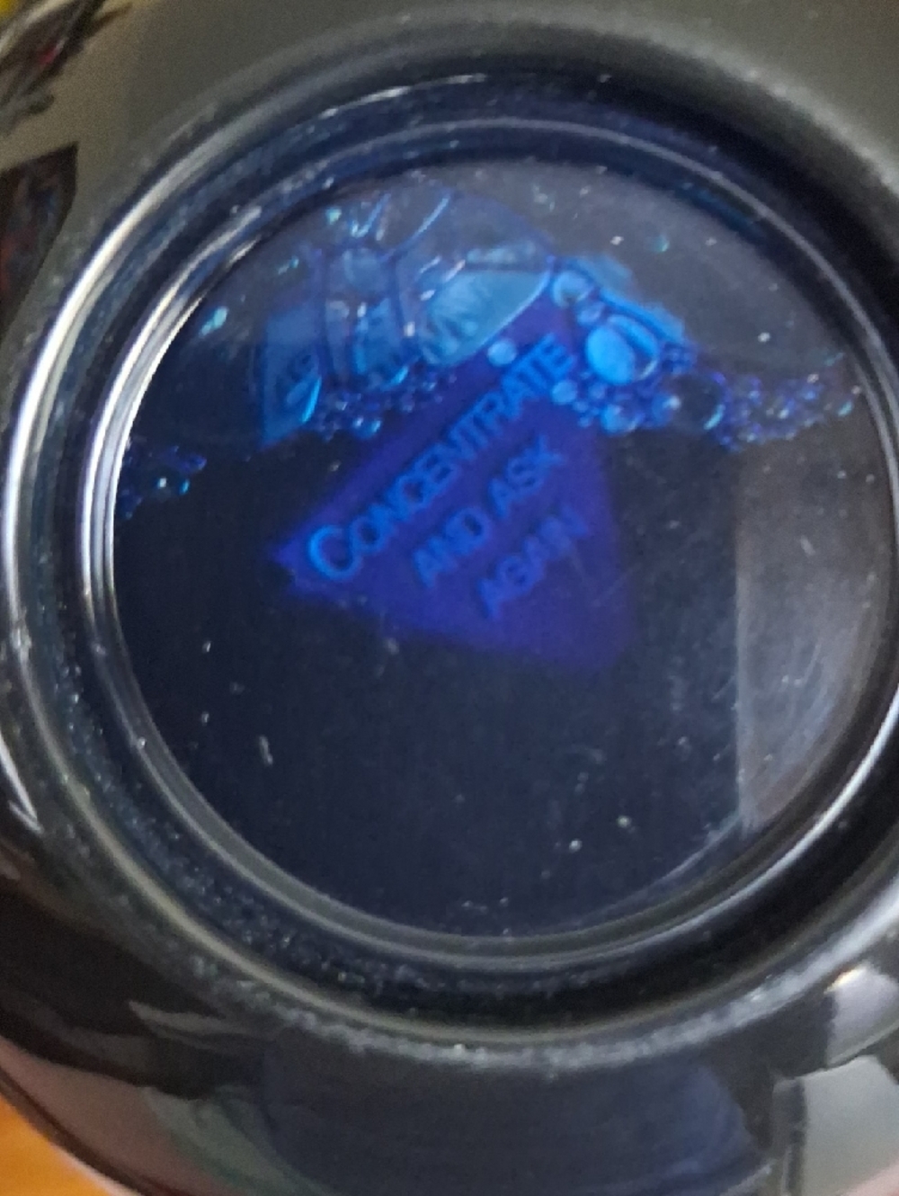 Black Magic 8 Ball with White Number 8 - Picture 2 of 4